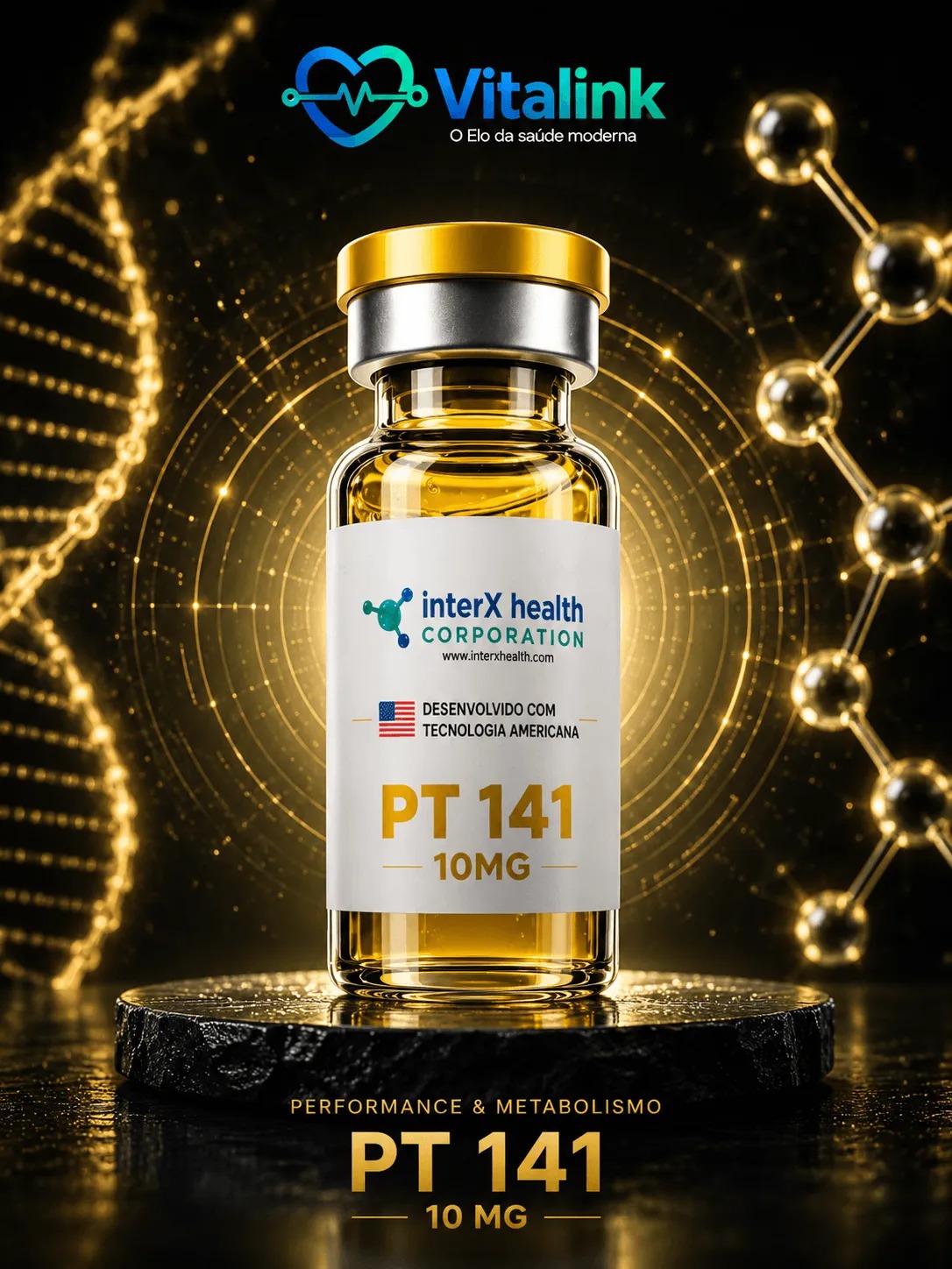 PT 141 10 mg — peptídeo premium da Vitalink